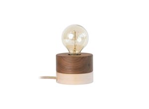 9005833998860 - Almut Von Wildheim - Tischlampe aus Walnuss Holz Schlafzimmer 0239 almut - Walnuss Zirbe