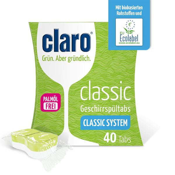 9005835311773 - Öko Classic Tabs Spülmaschinentabs Palmölfreie und vegane Geschirrspültabs in wasserlöslicher Folie 1 Packung = 100 Tabs á 16 g