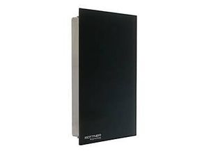 9006072211802 - Schlüsselschrank Key Glass Black Magnetverschluss für 8 Schlüssel B 200 x T 40 x H 300 mm Edelstahl anthrazit