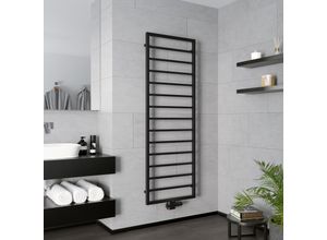 9006547114522 - Azur Badheizkörper Pure Slim Schwarz Matt - 1120x600 mm