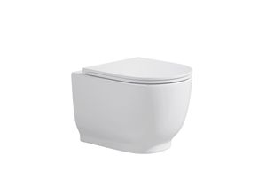 9006947067534 - Wand WC Set Artemis spülrandlos inkl WC Sitz weiß