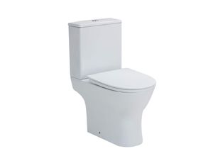 9006947067640 - Stand WC Set Paros spülrandlos inkl WC-Sitz und Spülkasten weiß