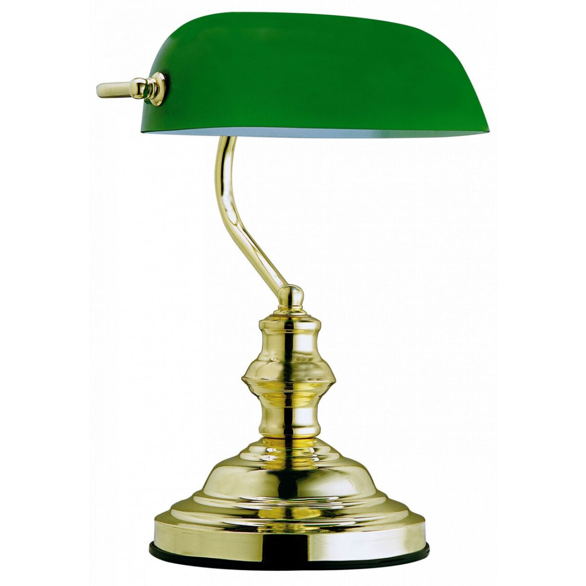 9007371100965 - - Nostalgie Antik Retro Bankerlampe Schreibtischlampe Tischleuchte Antique grün 2491