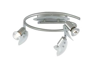 9007371112166 - - Decken Leuchte Glas satiniert Spot Rondell Strahler Lampe Schlaf Zimmer Beleuchtung verstellbar 5724-3