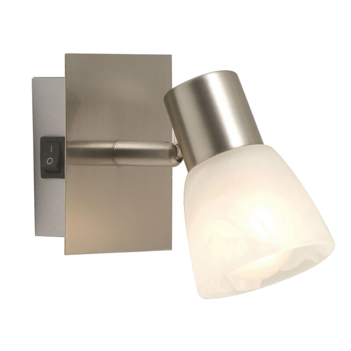 9007371177301 - Wand Lampe Leuchte Beleuchtung Metall Nickel Matt Alabaster Optik Schlaf Zimmer