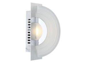 9007371290895 - - Wandlampe Wandleuchte Chrom Esszimmerleuchte silber 1 flammig led Aluminium 1x led LxB 20x7 cm