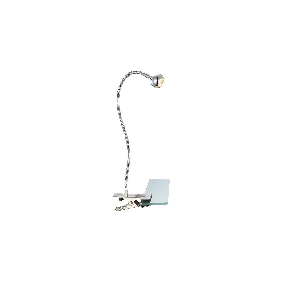 9007371293421 - Serpent Klemmstrahler Metall Nickel Matt Led 9007371293421 - Serpent Klemmstrahler Metall Nickel Matt Led