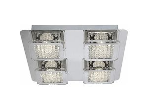 9007371294541 - - 20W led Deckenlampe Deckenleuchte Beleuchtung Acrylkristalle klar 49204-4