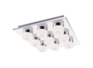 9007371303236 - - led Decken Lampe Schlaf Gäste Zimmer Ring Strahler Chrom Leuchte 42504-9 9007371303236 - - led Decken Lampe Schlaf Gäste Zimmer Ring Strahler Chrom Leuchte 42504-9