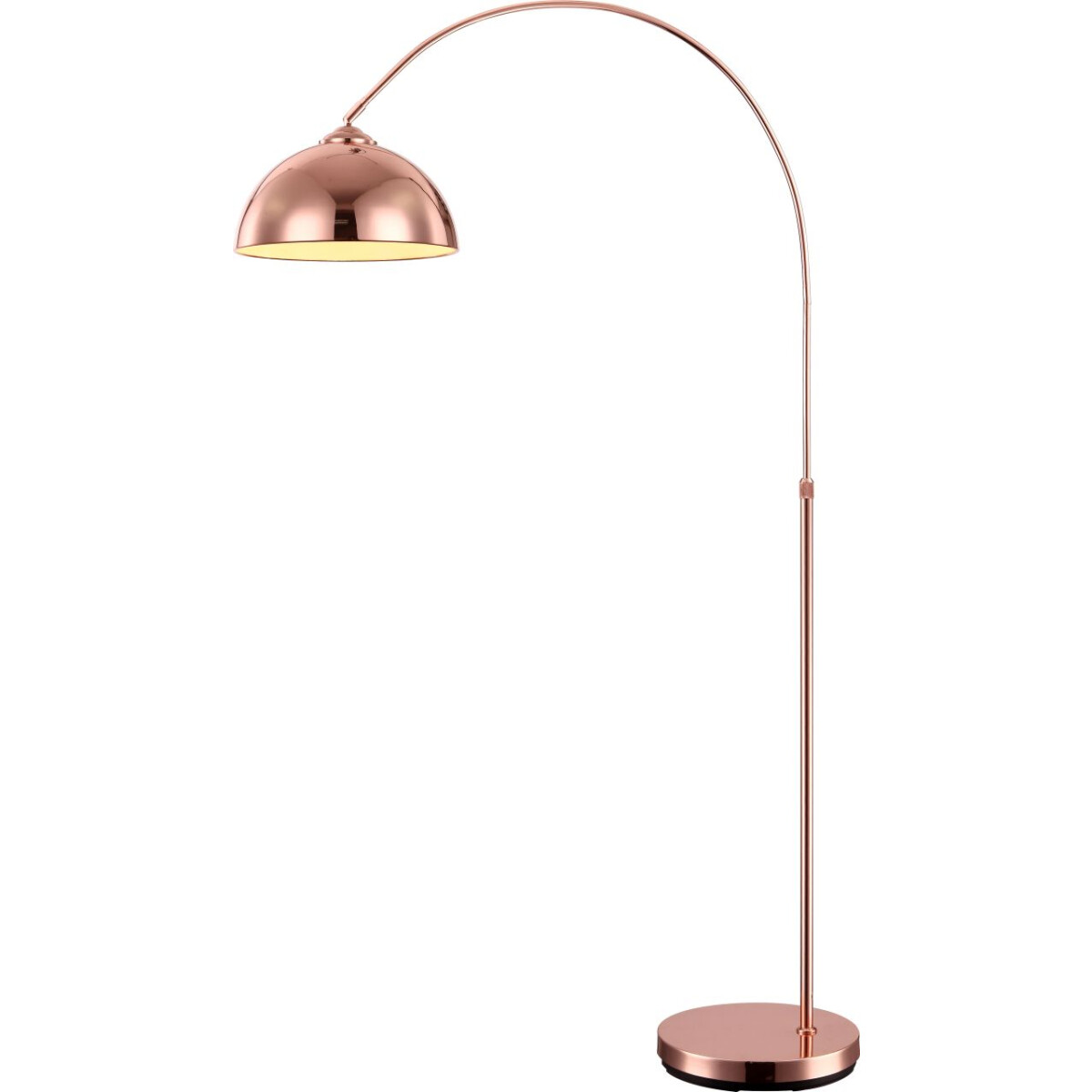 9007371308989 - - Elegante Bogen Steh Stand Leuchte Lampe Kupferfarbig 1x E27 höhenverstellbar newcastle 58227C