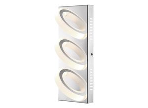 9007371309870 - - led Wand Lampe Arbeits Zimmer Chrom Büro Leuchte Ring Strahler 67062-3