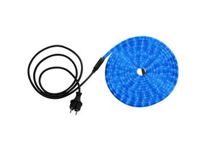 9007371323029 - - Lichterkette Deko Schlauch Kunststoff transparent 24 blaue LEDs   m