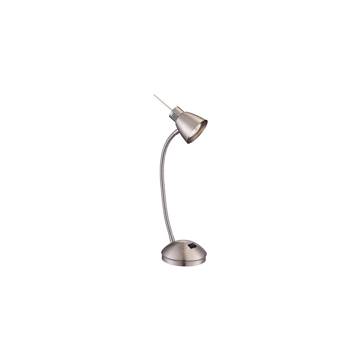 9007371340330 - Nuova Tischleuchte Metall Nickel Matt 1X Gu10 Led