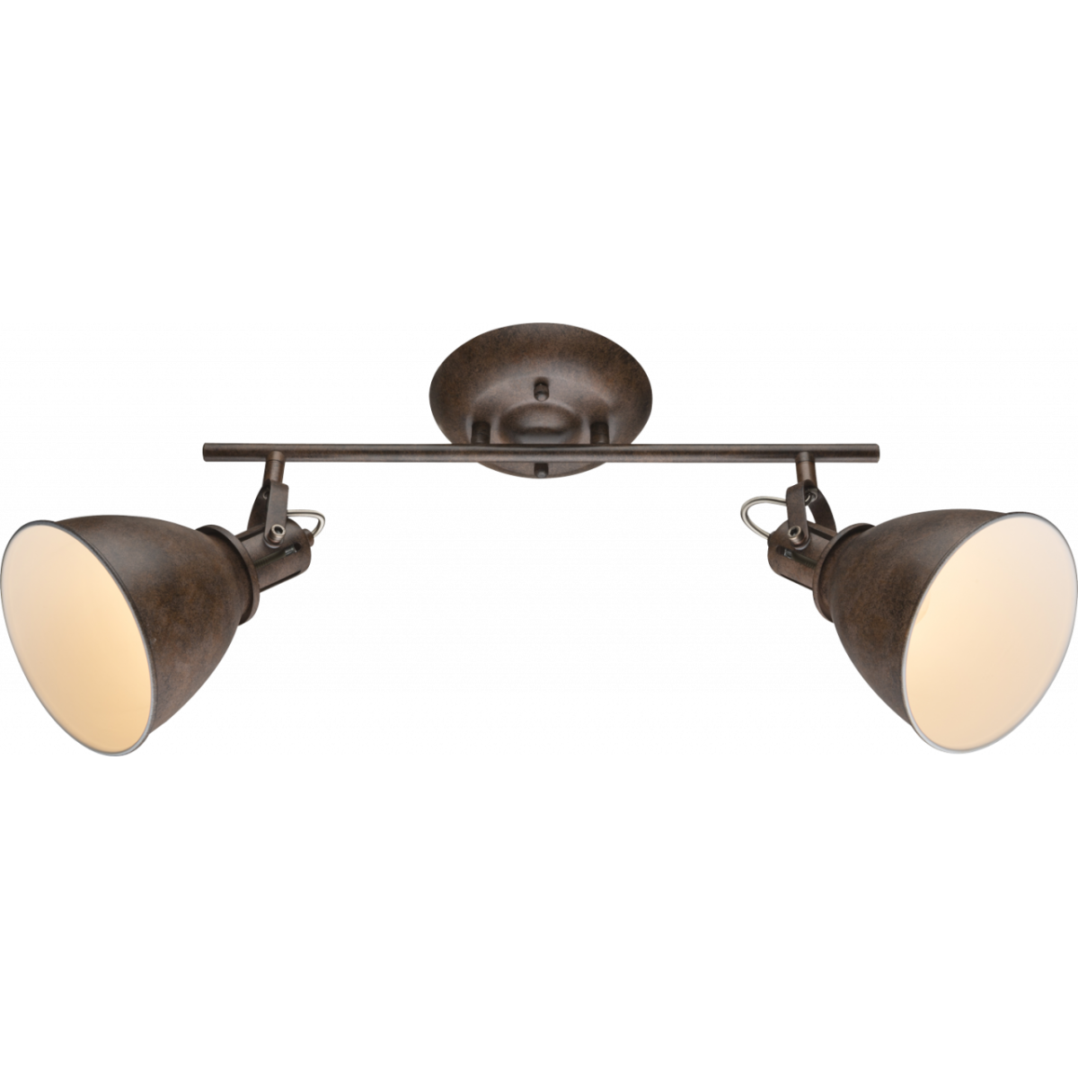 9007371340576 - Lighting - GIORGIO - Strahler Metall rostfarben 2x E14