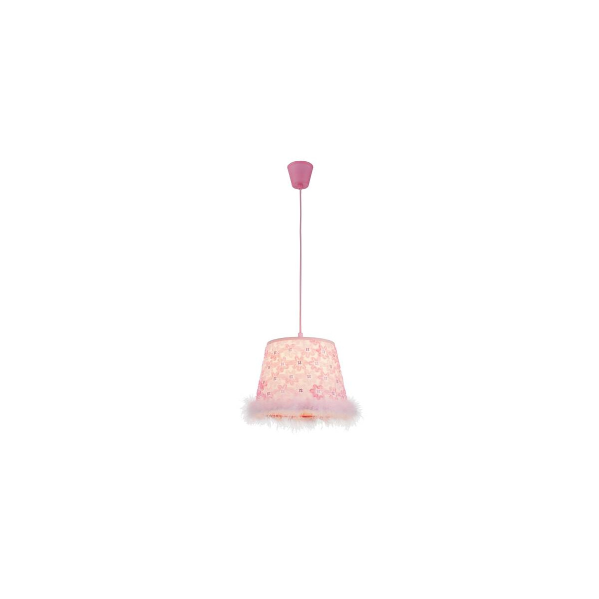 9007371344178 - Lighting - TARSO - Hängeleuchte Kunststoff pink 1x E27