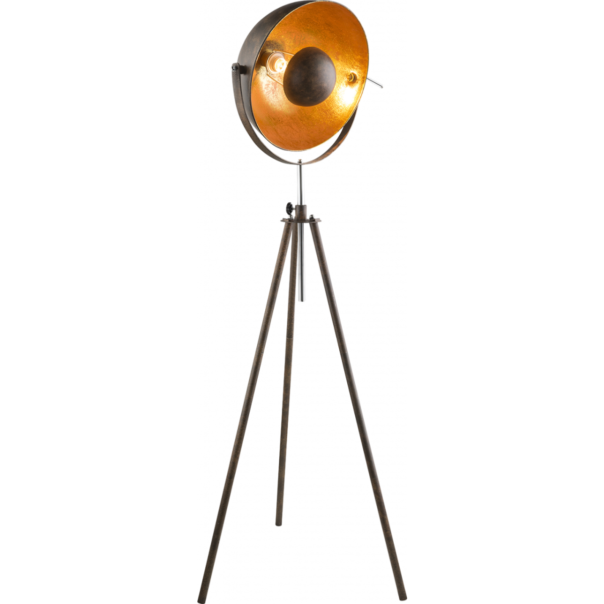 9007371351152 - Lighting - XIRENA I - Stehleuchte Metall rostfarben 1x E27