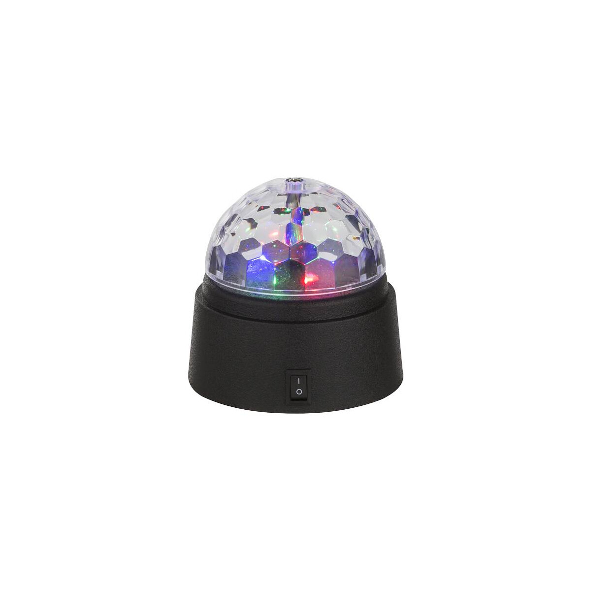 9007371352456 - Disco Tischleuchte Kunststoff Schwarz 6X Led