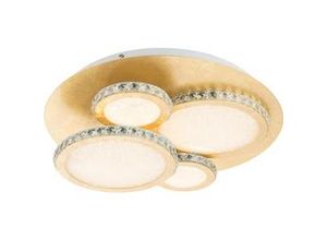 9007371374151 - Lighting - TILO - Deckenleuchte Metall blattgold LED