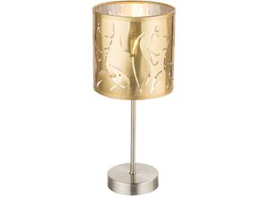 9007371383221 - - Tisch Lampe Wohn Schlaf Zimmer Dekor Stanzung Lese Nacht Licht Lampe gold 15359T