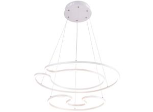 9007371384617 - LED Decken Pendel Lampe Wohn Zimmer Beleuchtung Hänge Leuchte weiß matt 67097-60W