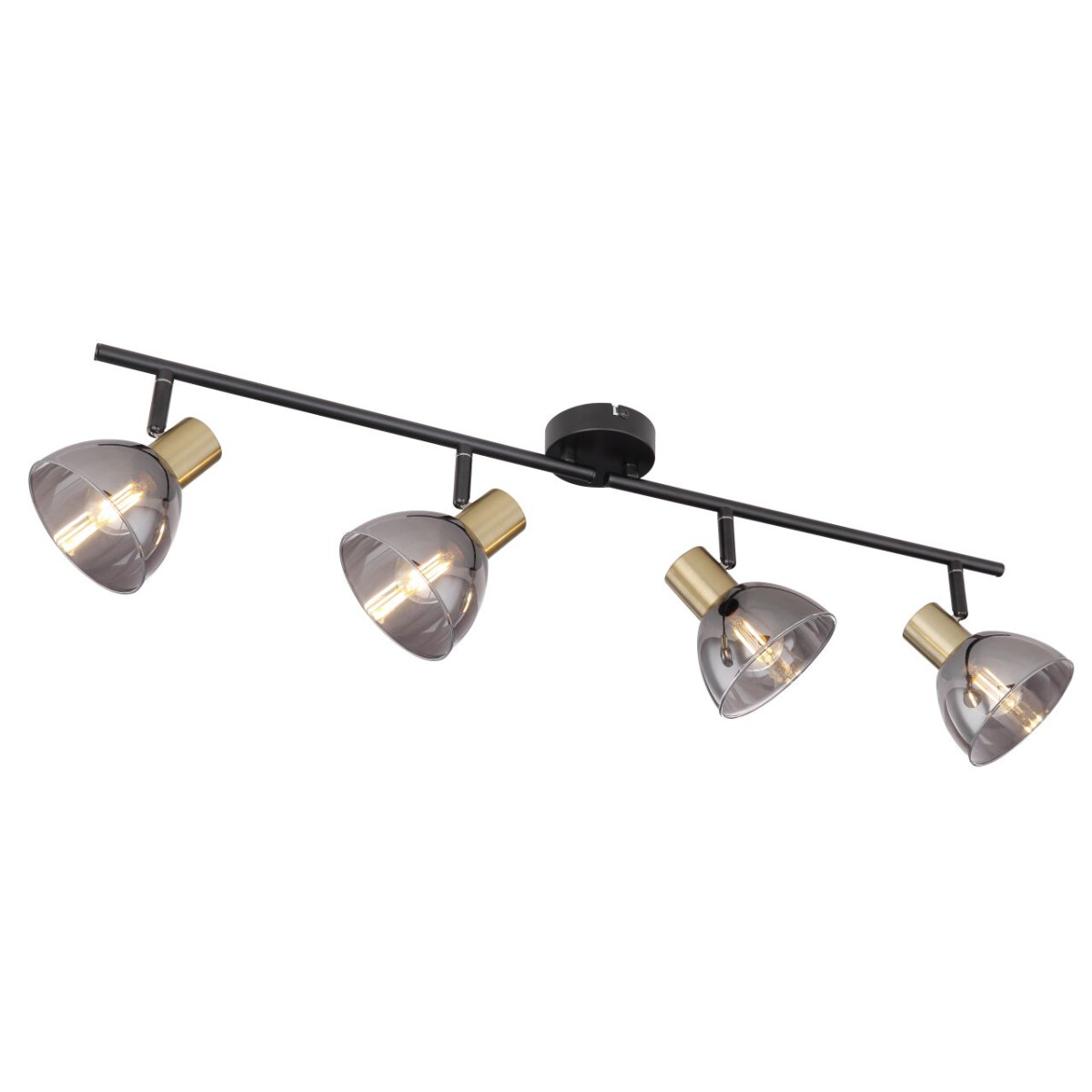 9007371387403 - Lighting - JAY - Strahler Metall schwarz 4x E14