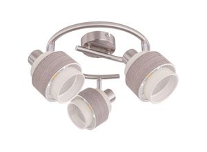 9007371389056 - - Decken Lampe Leuchte Nickel Matt Grau Beige Beweglich Schlaf Zimmer Beleuchtung