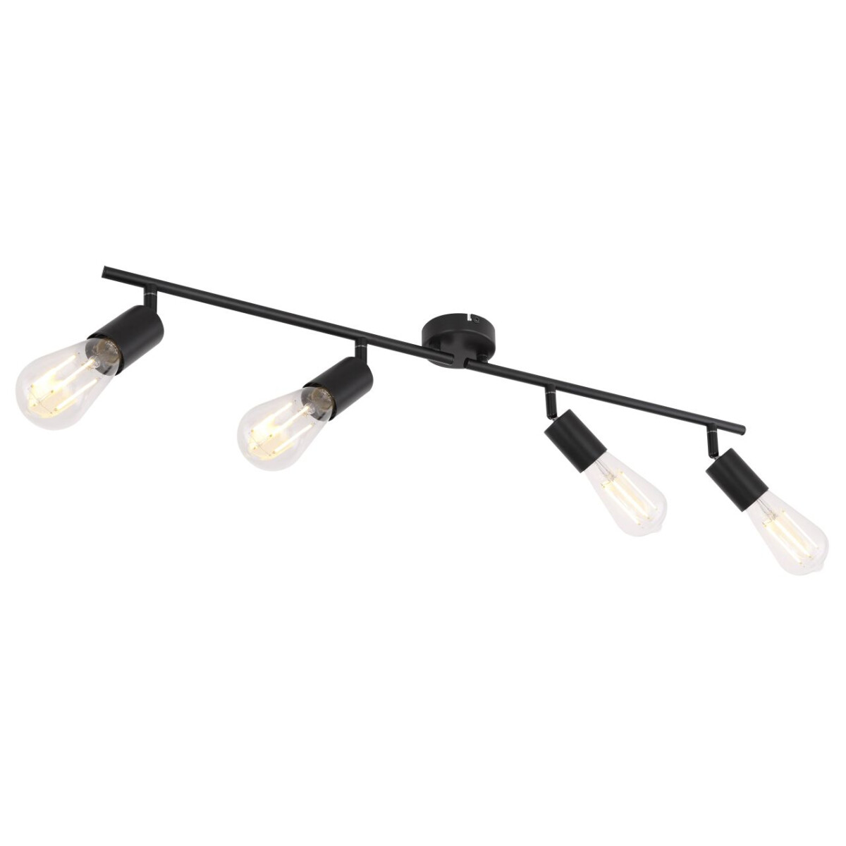 9007371398935 - Lighting - MARTHA - Strahler Metall schwarz 4x E27