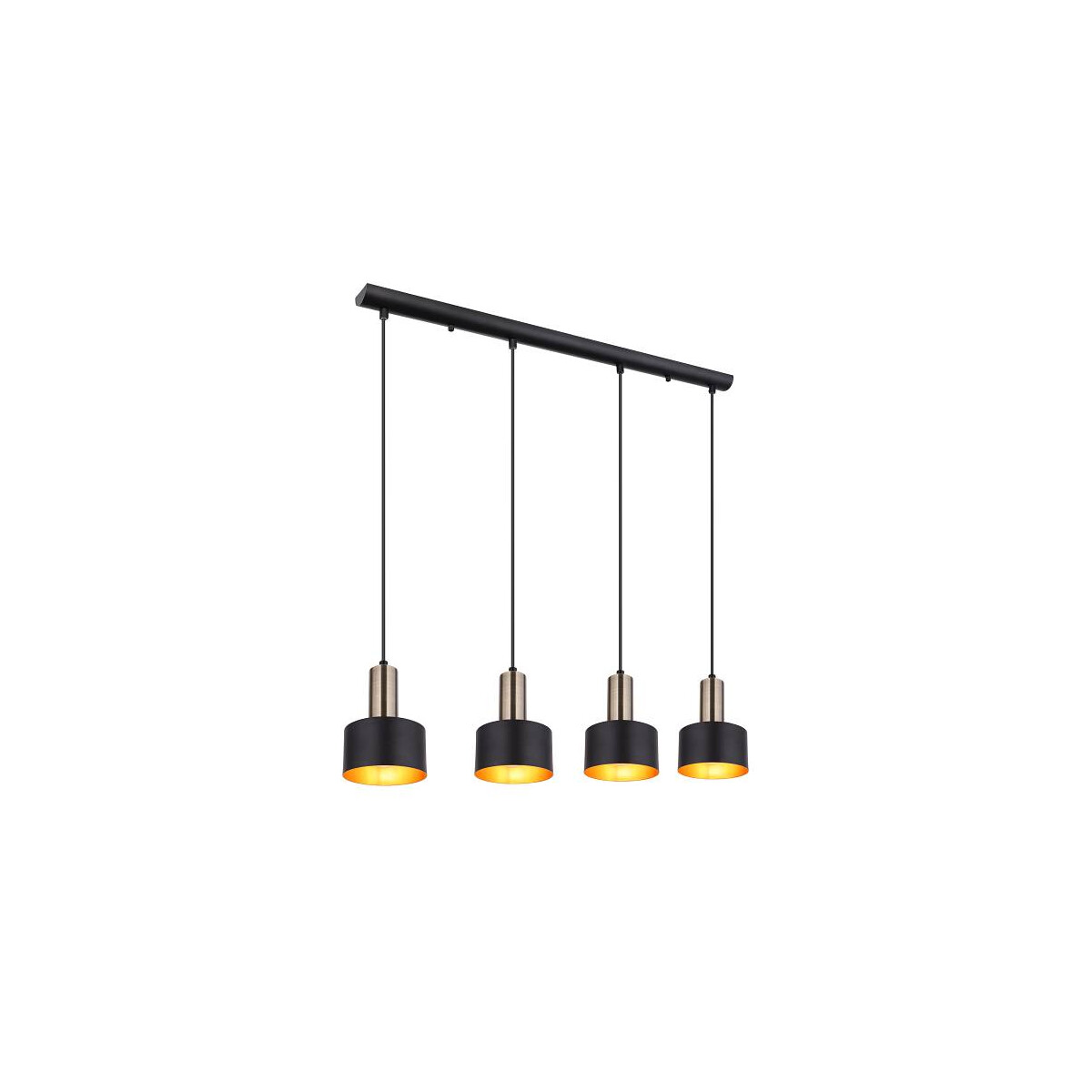 9007371403066 - Lighting - SWINNI - Hängeleuchte Metall schwarz 4x E27