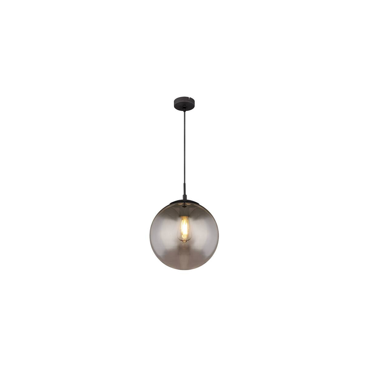 9007371403448 - Lighting - BLAMA - Hängeleuchte Metall schwarz matt 1x E27