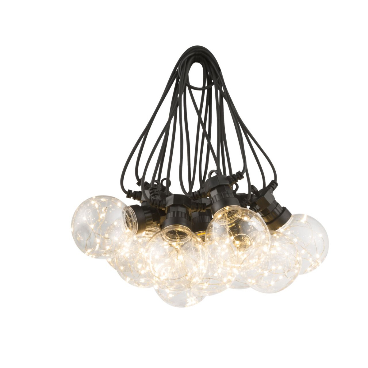 9007371410408 - GLOBO Lighting Lichterkette ALMAGA (LBH 750x8x14 cm) LBH 750x8x14 cm schwarz