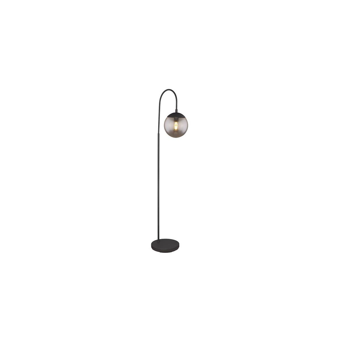 9007371412433 - Lighting - BLAMA - Stehleuchte Metall schwarz matt 1x E27