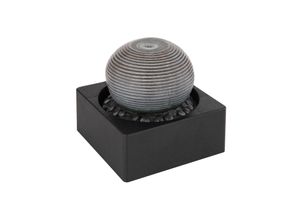 9007371417407 - Zimmerbrunnen  Anthrazit Grau  Kunststoff  18x175x18 cm  Dekoration Skulpturen & Dekoobjekte Dekoobjekte