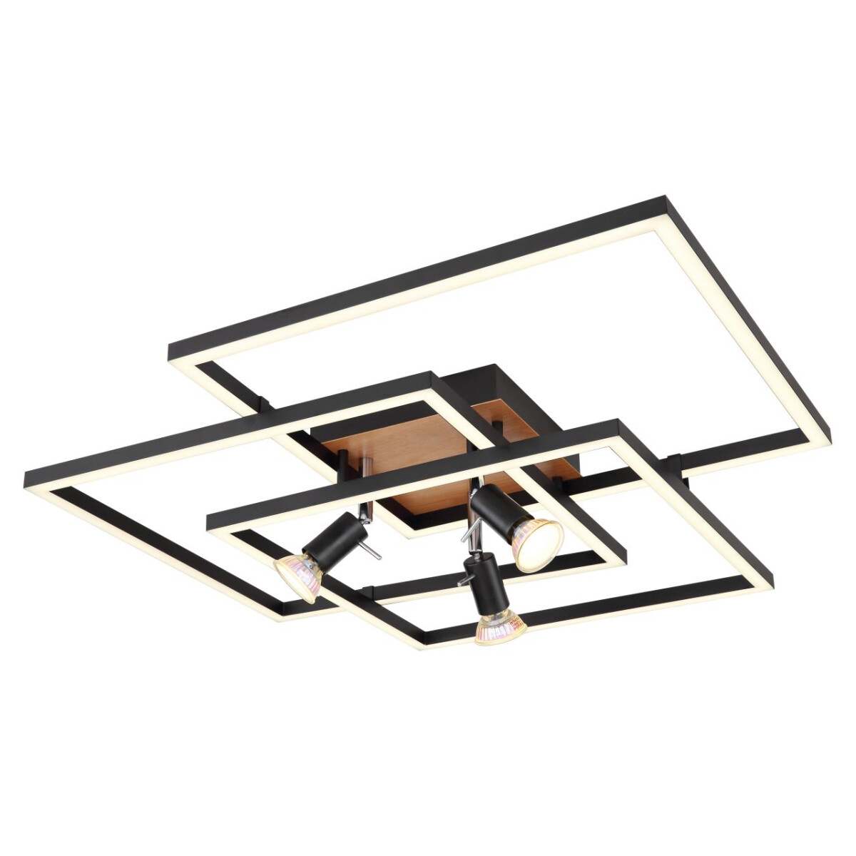 9007371417858 - Ida Deckenleuchte Metall Schwarz Matt Led
