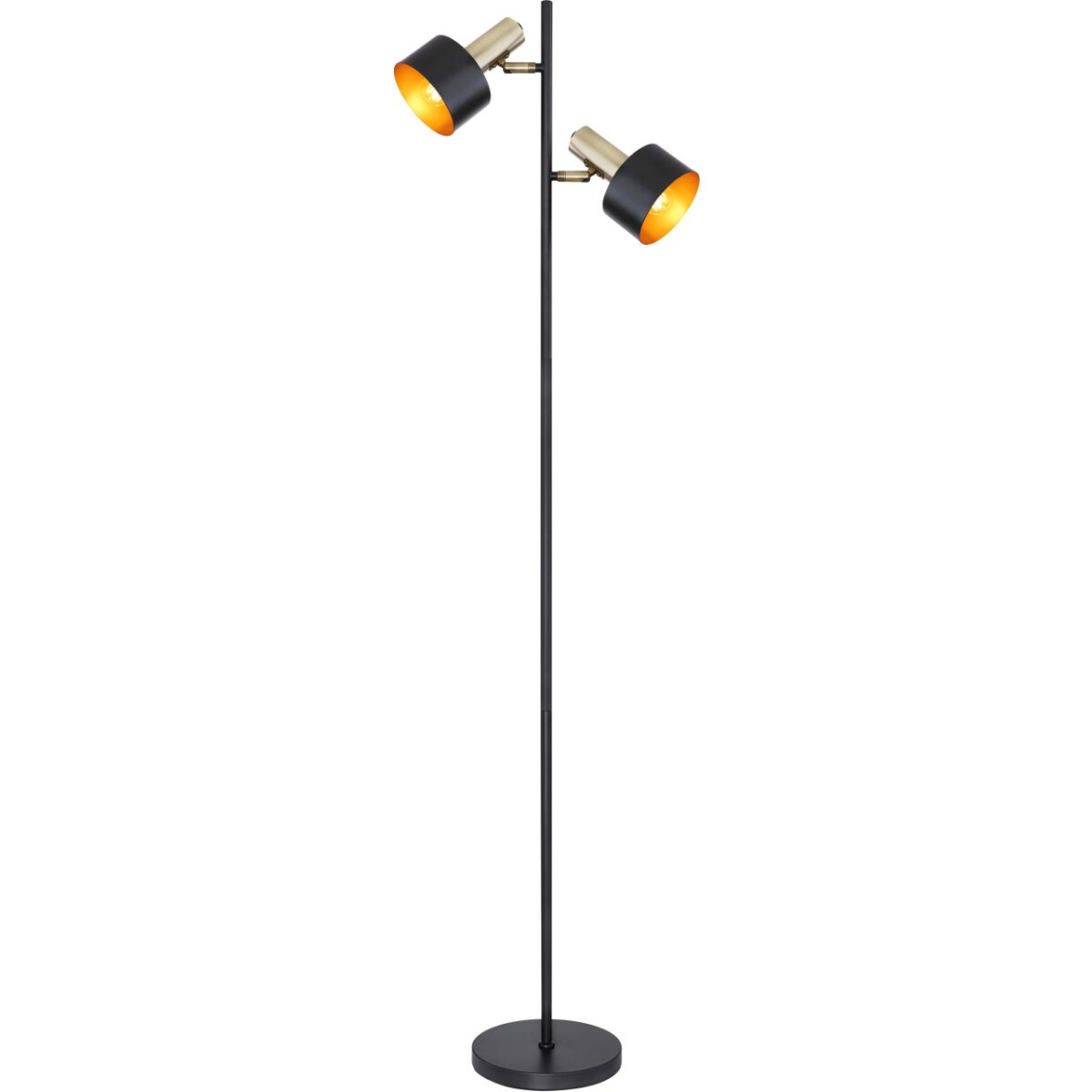 9007371421626 - Lighting - SWINNI - Stehleuchte Metall schwarz 2x E27