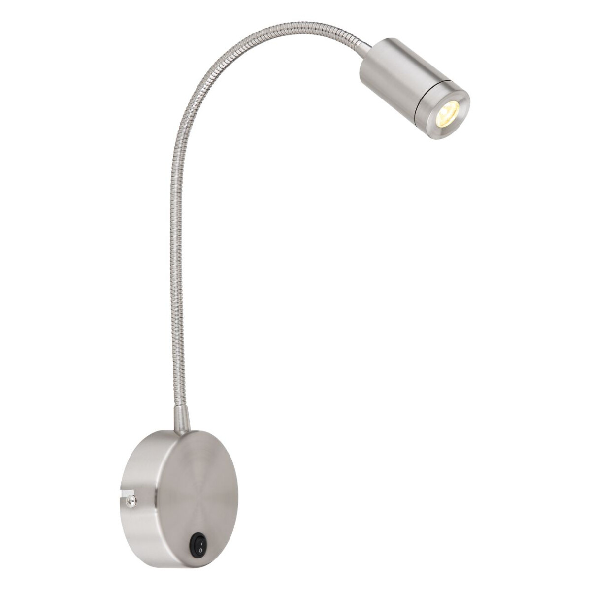 9007371426102 - Milly Wandleuchte Metall Nickel Matt Led