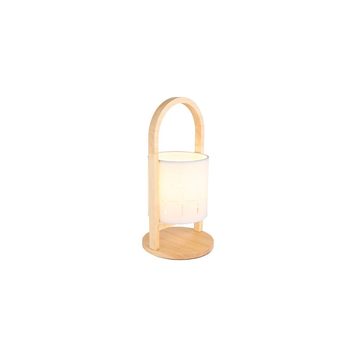 9007371435296 - Lighting - Tischlampe Schreibtischlampe Nachttischlampe Beistelllampe Holzlampe h 33 cm