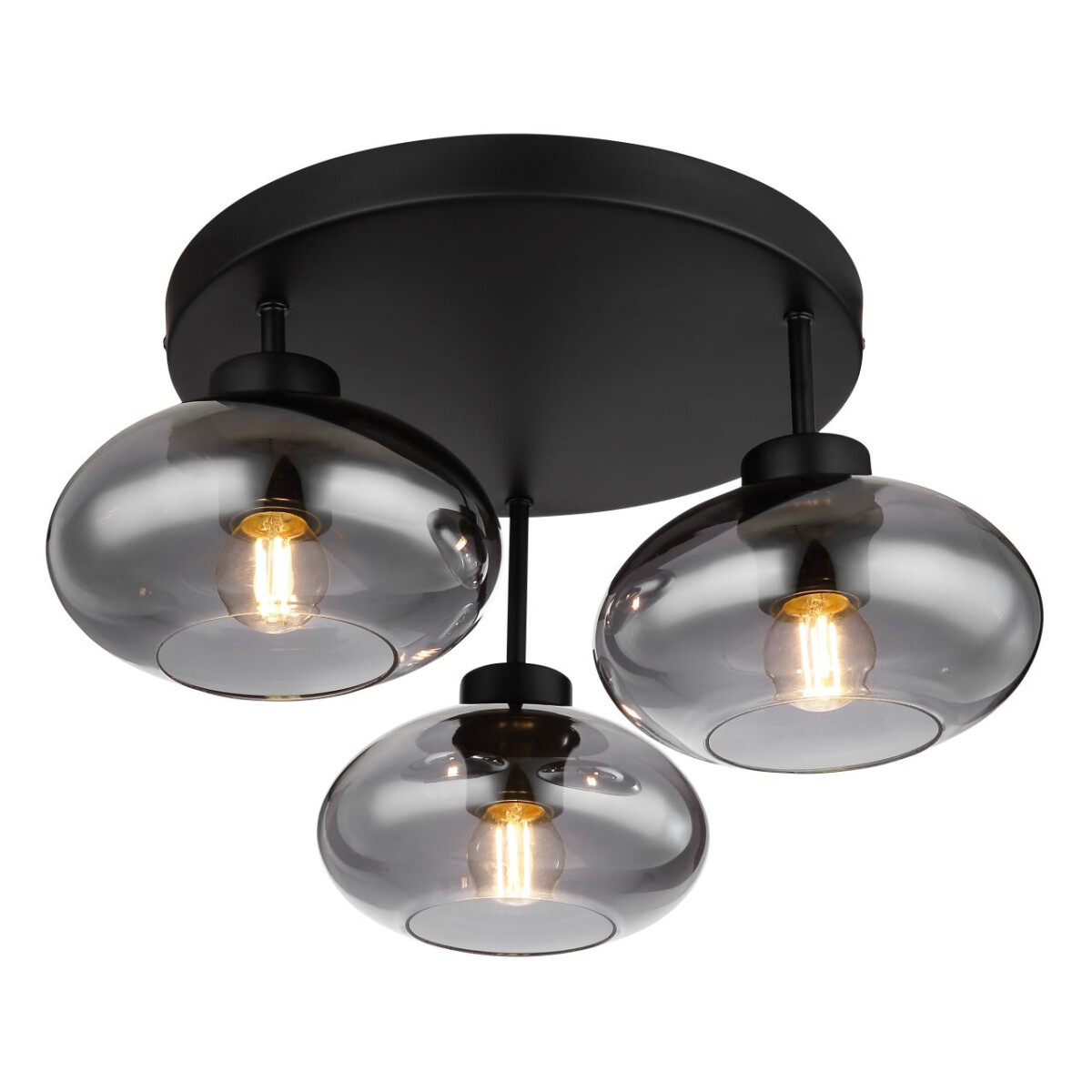 9007371439935 - Deckenleuchte Shaun in Schwarz max 40 Watt Deckenlampe