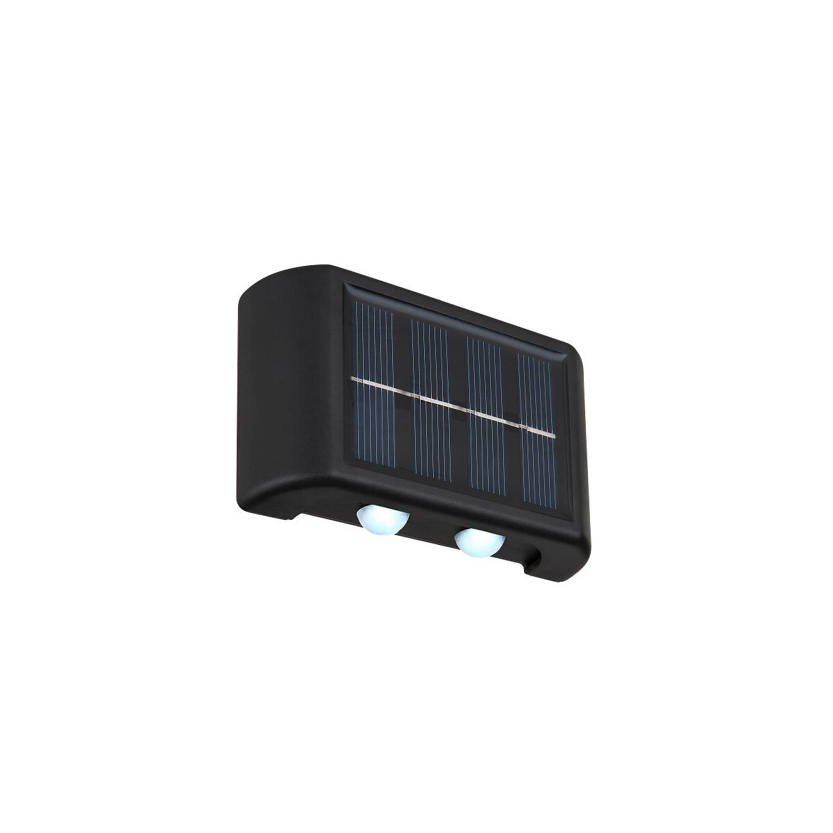 9007371444120 - Solarleuchte Kunststoff Schwarz 4Xled Solarleuchte Kunststoff Schwarz 4X Led