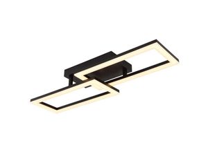 9007371450558 - - Deckenleuchte Deckenlampe Designlampe led Wohnzimmerlampe schwarz matt l 614 cm