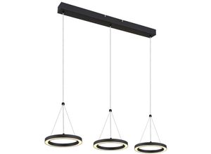 9007371450770 - Lighting - Pendellampe Hängeleuchte Wohnzimmerleuchte led Memoryfunktion schwarz h 120 cm