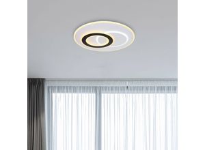 9007371457960 - Smart-LED-Deckenleuchte Jacques weiß schwarz Ø 70 cm CCT