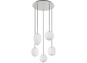 9007371461004 - - Pendelleuchte Esszimmerlampe Deckenleuchte Hängelampe Metall Glas d 575 cm