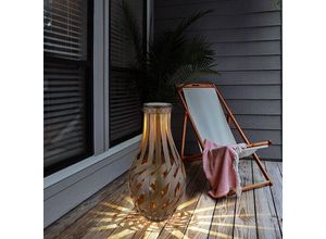 9007371464968 - Garten Solarlaterne Bambus Solarlampen Tischlampe Windlicht zum Aufhängen oder Hinstellen für Ihren Garten led warmweiß DxH 28x56 cm Terrasse 9007371464968 - Garten Solarlaterne Bambus Solarlampen Tischlampe Windlicht zum Aufhängen oder Hinstellen für Ihren Garten led warmweiß DxH 28x56 cm Terrasse