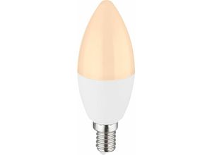 9007371466061 - Leuchtmittel weiß led Glühbirne dimmbar Aluminium Lampe Kerzenform modern 1x led E14 Fassung 7 Watt 620 Lumen 3000 Kelvin warmweiß DxH 37x107cm