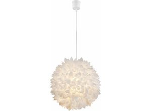 9007371467488 - - Pendel Hänge Decken Lampe Leuchte Blütenformen Flora Schirm weiß