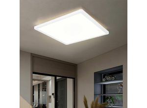 9007371476640 - Deckenlampe led Panel Deckenleuchte Wohnzimmerlampe modern weiß Backlight Memory Funktion Kunststoff 1x led 24 Watt 2300 Lumen 3000 Kelvin LxBxH