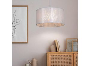 9007371488308 - - Pendellampe Baum Design Hängelampe Esstischleuchte Wohnzimmerlampe weiß Metall Kunststoff 1x E27 DxH 38 x 120 cm