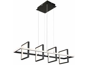 9007371488971 - - Deckenleuchte Deckenlampe Fernbedienung Designleuchte Ringe led l 90 cm Dimmbar