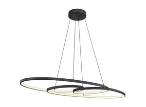 9007371499496 - Hängelampe Pendellampe Esstischleuchte LED Tageslichtlampe schwarz H 120 cm