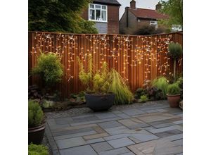 9007371511181 - - led Lichterkette Gartenlampe Außenleuchte Partylicht Leuchtkette Kunststoff transparent 720x 198lm 2700K warmweiß IP44 l 100 cm 6er Set